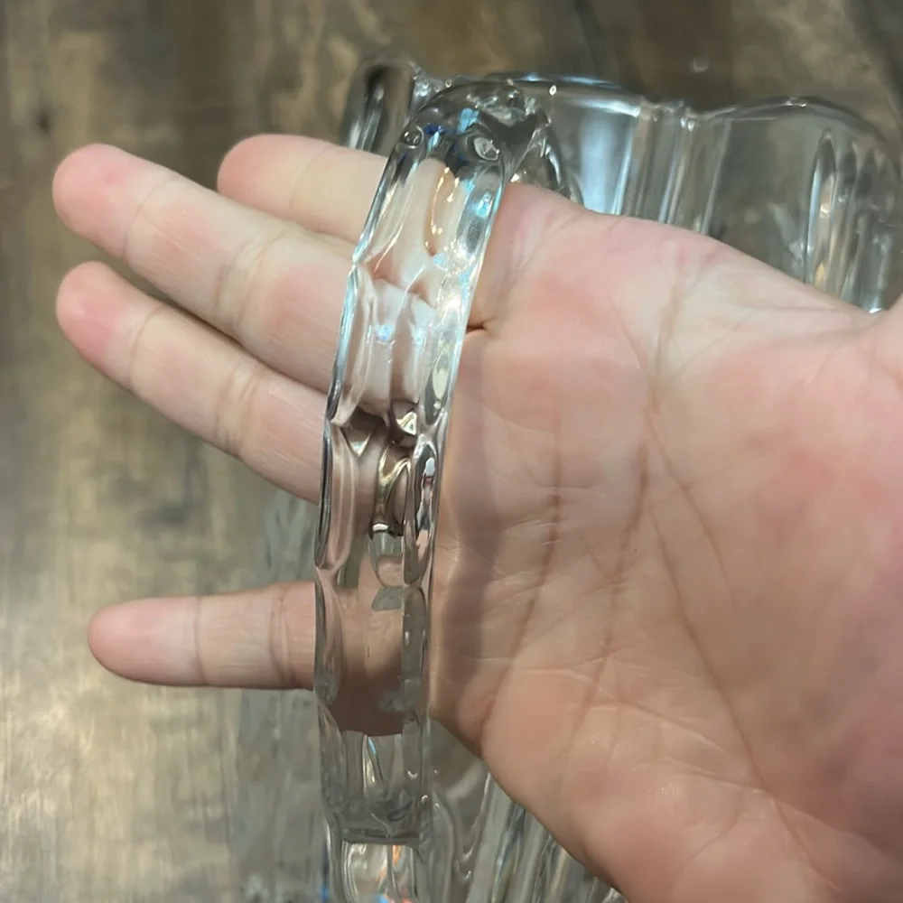Darlington CRYSTAL CLEAR INDUSTRIES‎ Pitchers Hand Cut Floral 48oz